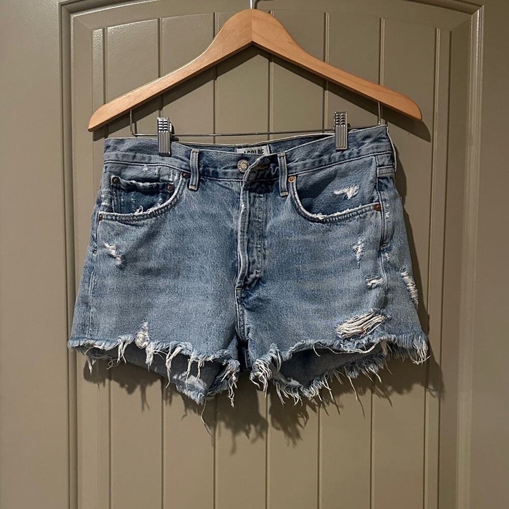 AGOLDE Distressed Shorts 27